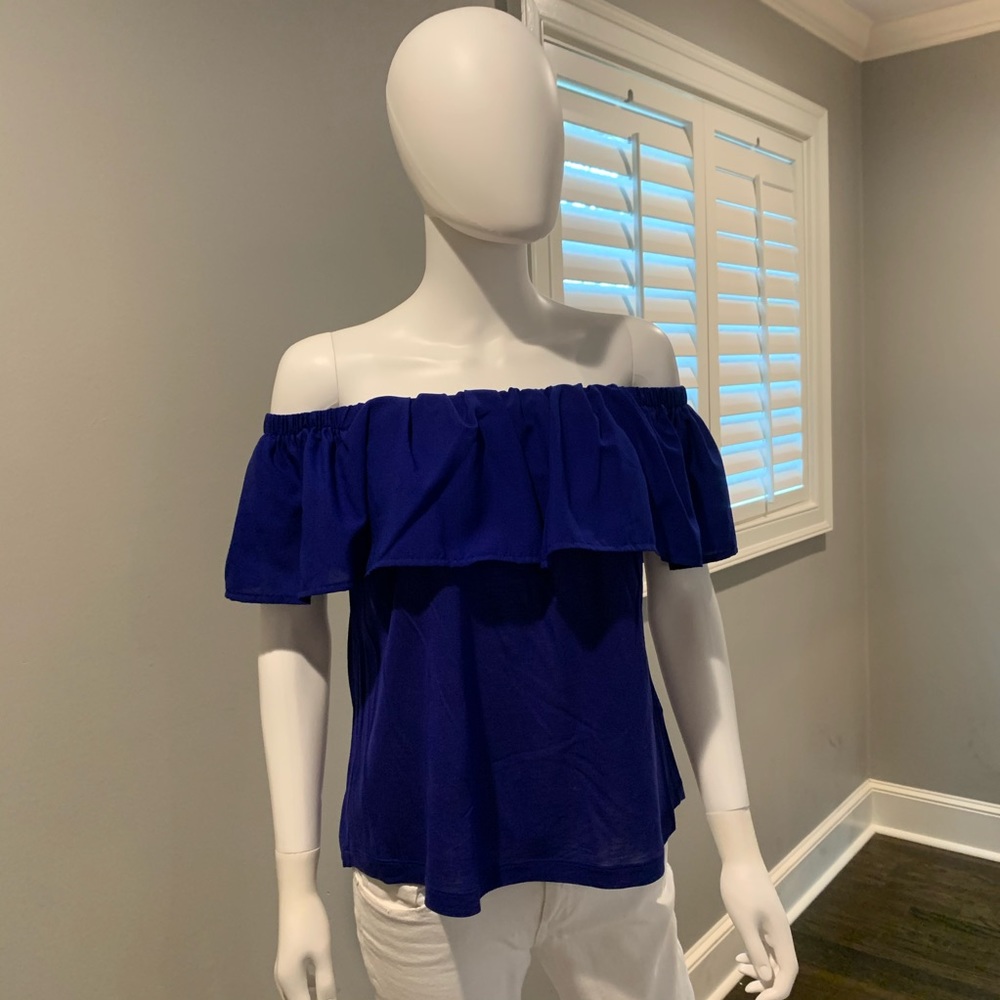 French Connection Off-The-Shoulder Blouse